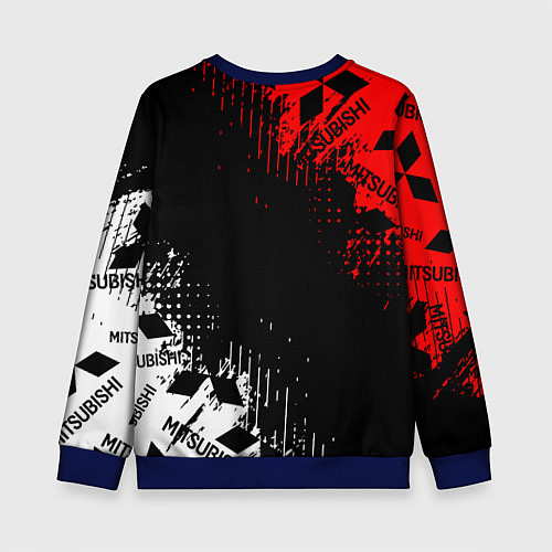 Детский свитшот Mitsubishi Sport Pattern / 3D-Синий – фото 2