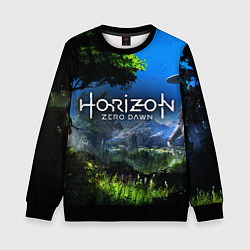 Свитшот детский Horizon Zero Dawn Топ, цвет: 3D-черный
