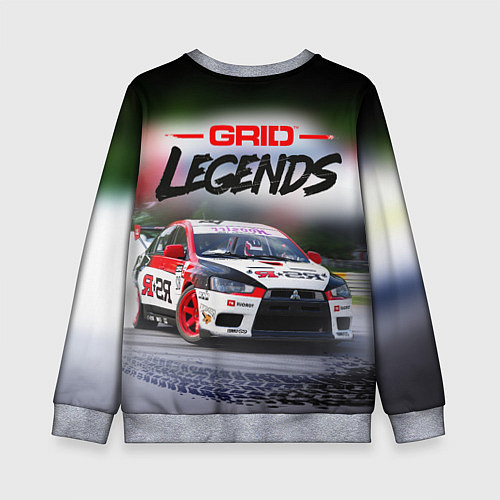 Детский свитшот Grid-Legends car / 3D-Меланж – фото 2