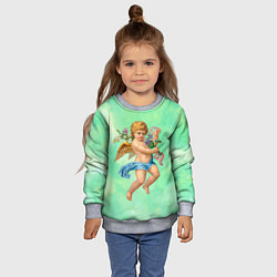 Свитшот детский Ангел Святой, цвет: 3D-меланж — фото 2
