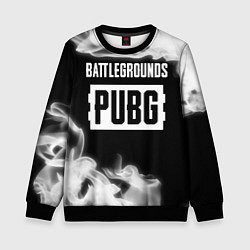 Свитшот детский ПАБГ: БАТЛГРАУНД PUBG Fire, цвет: 3D-черный