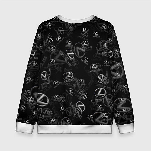 Детский свитшот LEXUS SPORT PATTERN / 3D-Белый – фото 2