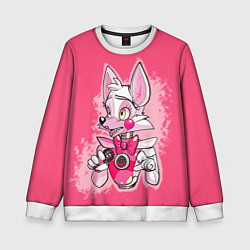 Свитшот детский Funtime Foxy, цвет: 3D-белый