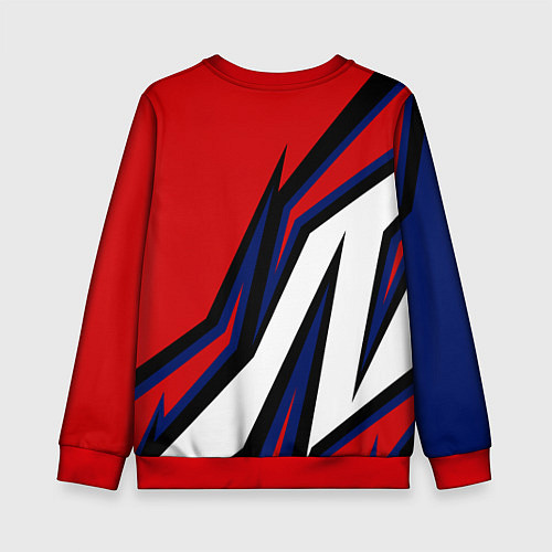 Детский свитшот БМВ МОТОСПОРТ BMW MOTOSPORT / 3D-Красный – фото 2