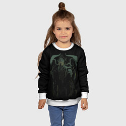 Свитшот детский Ктулху art, цвет: 3D-белый — фото 2