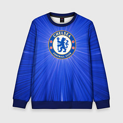 Свитшот детский Chelsea football club, цвет: 3D-синий