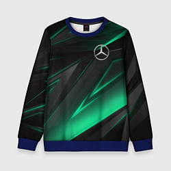 Свитшот детский MERCEDES-BENZ AMG NEON STRIPES PETRONAS, цвет: 3D-синий