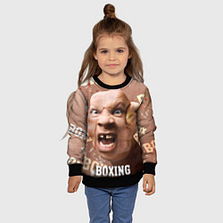 Свитшот детский Boxing - телесный, цвет: 3D-черный — фото 2