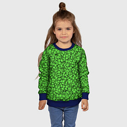 Свитшот детский Кинза, цвет: 3D-синий — фото 2