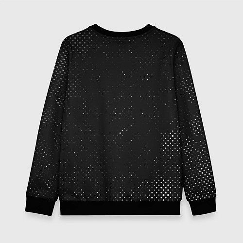 Детский свитшот РОССИЯ - ГЕРБ Потертости / 3D-Черный – фото 2