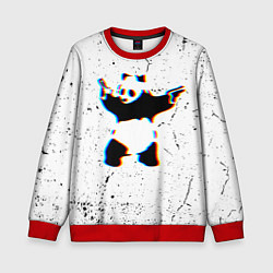 Детский свитшот Banksy Panda with guns Бэнкси