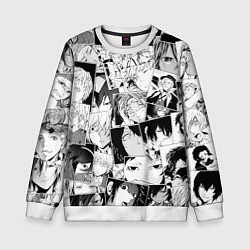 Детский свитшот Bungo Stray Dogs pattern