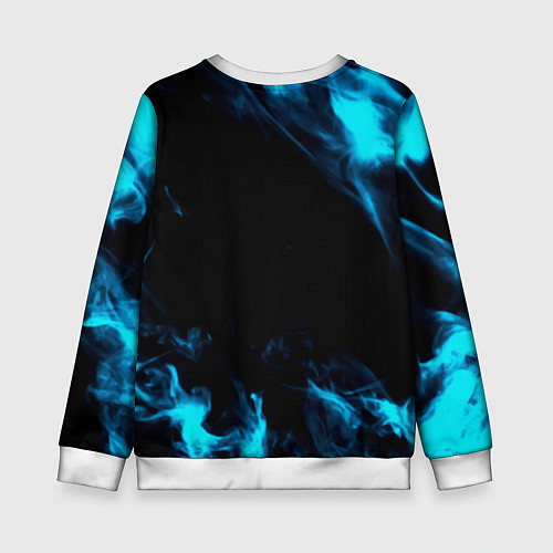 Детский свитшот Kamisato Ayato Камисато Аято / 3D-Белый – фото 2