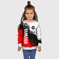 Свитшот детский YAMAHA - ЯМАХА, цвет: 3D-белый — фото 2