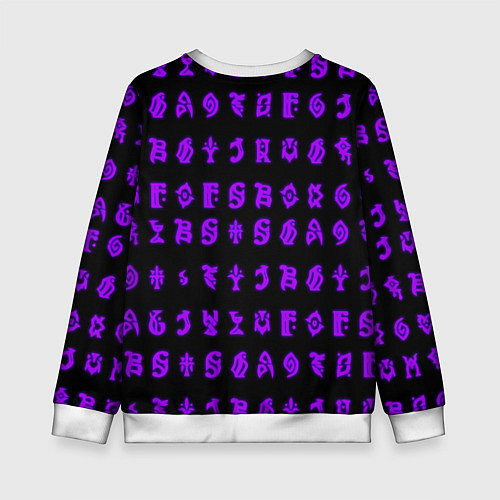 Детский свитшот ТАРТАЛЬЯ - ЧАЙЛЬД ГЕНШИН ИМПАКТ / 3D-Белый – фото 2