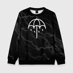 Детский свитшот Bring me the horizon молнии