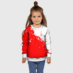 Свитшот детский BLOODBORNE HUNTER СИМВОЛ ОХОТНИКА, цвет: 3D-белый — фото 2