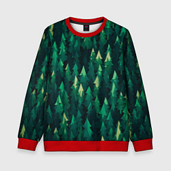 Детский свитшот Еловый лес spruce forest