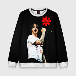 Свитшот детский Red Hot Chili Peppers RHCP, цвет: 3D-белый