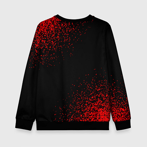 Детский свитшот Eat Sleep Free Fire Repeat Арт / 3D-Черный – фото 2