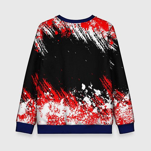 Детский свитшот Free Fire брызги красок / 3D-Синий – фото 2