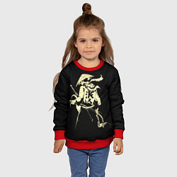 Свитшот детский Ниндзя-воин, цвет: 3D-красный — фото 2