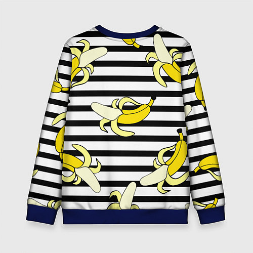 Детский свитшот Banana pattern Summer / 3D-Синий – фото 2