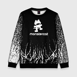 Свитшот детский Monstercat, цвет: 3D-черный