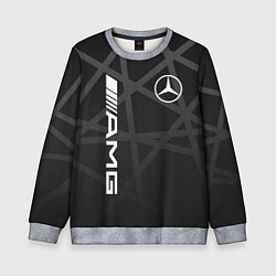 Свитшот детский MERCEDES - BENZ МЕРСЕДЕС, цвет: 3D-меланж
