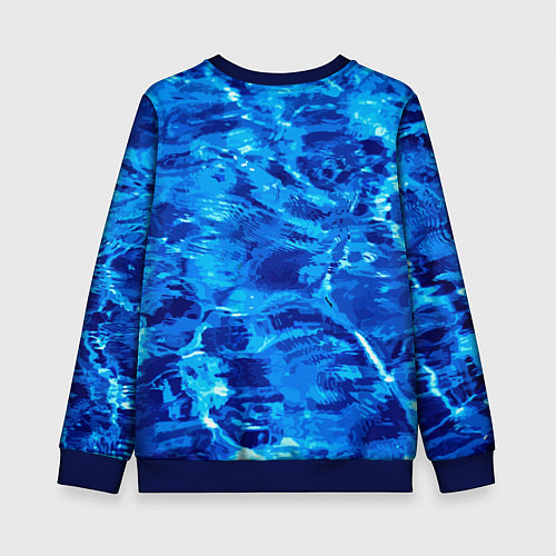 Детский свитшот Vanguard abstraction Water / 3D-Синий – фото 2