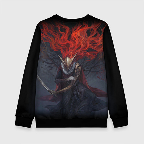 Детский свитшот MALENIA - ELDEN RING МАЛЕНИЯ / 3D-Черный – фото 2