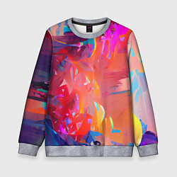 Свитшот детский Сочные краски, цвет: 3D-меланж