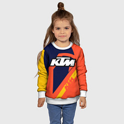 Свитшот детский KTM VINTAGE SPORTWEAR, цвет: 3D-белый — фото 2