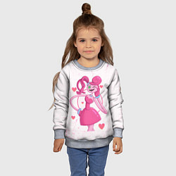 Свитшот детский POPPY PLAYTIME - Mommy long legs - Мамочка длинные, цвет: 3D-меланж — фото 2