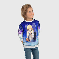 Свитшот детский Marin Kitagawa: Heaven Art, цвет: 3D-белый — фото 2