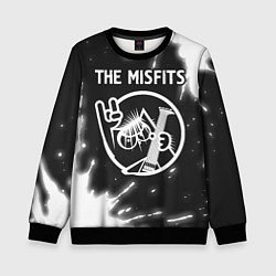 Свитшот детский The Misfits КОТ Краска, цвет: 3D-черный