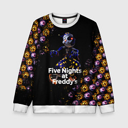 Детский свитшот Five Nights at Freddys Луна паттерн