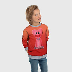 Свитшот детский КИССИ МИССИ KISSY MISSY, цвет: 3D-меланж — фото 2