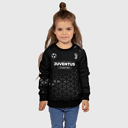 Свитшот детский Juventus Форма Champions, цвет: 3D-черный — фото 2