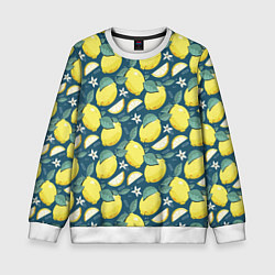 Детский свитшот Cute lemon pattern