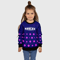 Свитшот детский ROBLOX Гранж, цвет: 3D-черный — фото 2