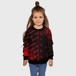 Свитшот детский LAMBORGHINI Арт Паттерны, цвет: 3D-черный — фото 2