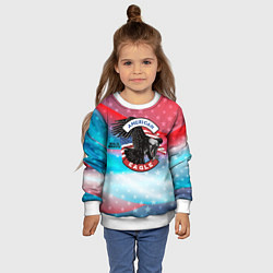 Свитшот детский Американский орел USA, цвет: 3D-белый — фото 2
