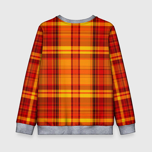 Детский свитшот SCOTTISH STYLE / 3D-Меланж – фото 2