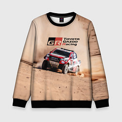 Свитшот детский Toyota Gazoo Racing Desert Rally, цвет: 3D-черный