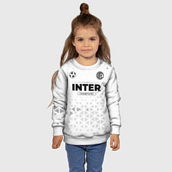 Свитшот детский Inter Champions Униформа, цвет: 3D-белый — фото 2