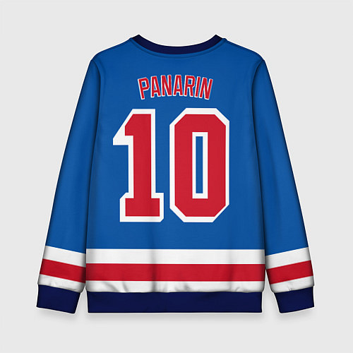 Детский свитшот Артемий Панарин Rangers / 3D-Синий – фото 2