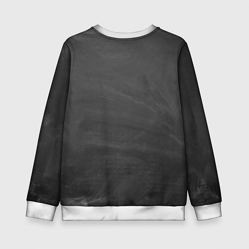 Детский свитшот Гонщик - байкер 83 номер / 3D-Белый – фото 2
