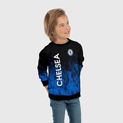 Свитшот детский Chelsea пламя, цвет: 3D-черный — фото 2