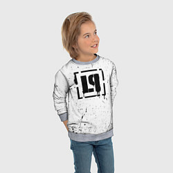 Свитшот детский Linkin Park брызги краски, цвет: 3D-меланж — фото 2